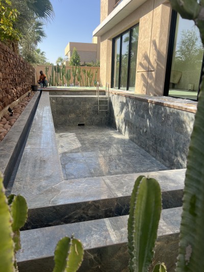 Pose de Carrelage piscine, Marrakech